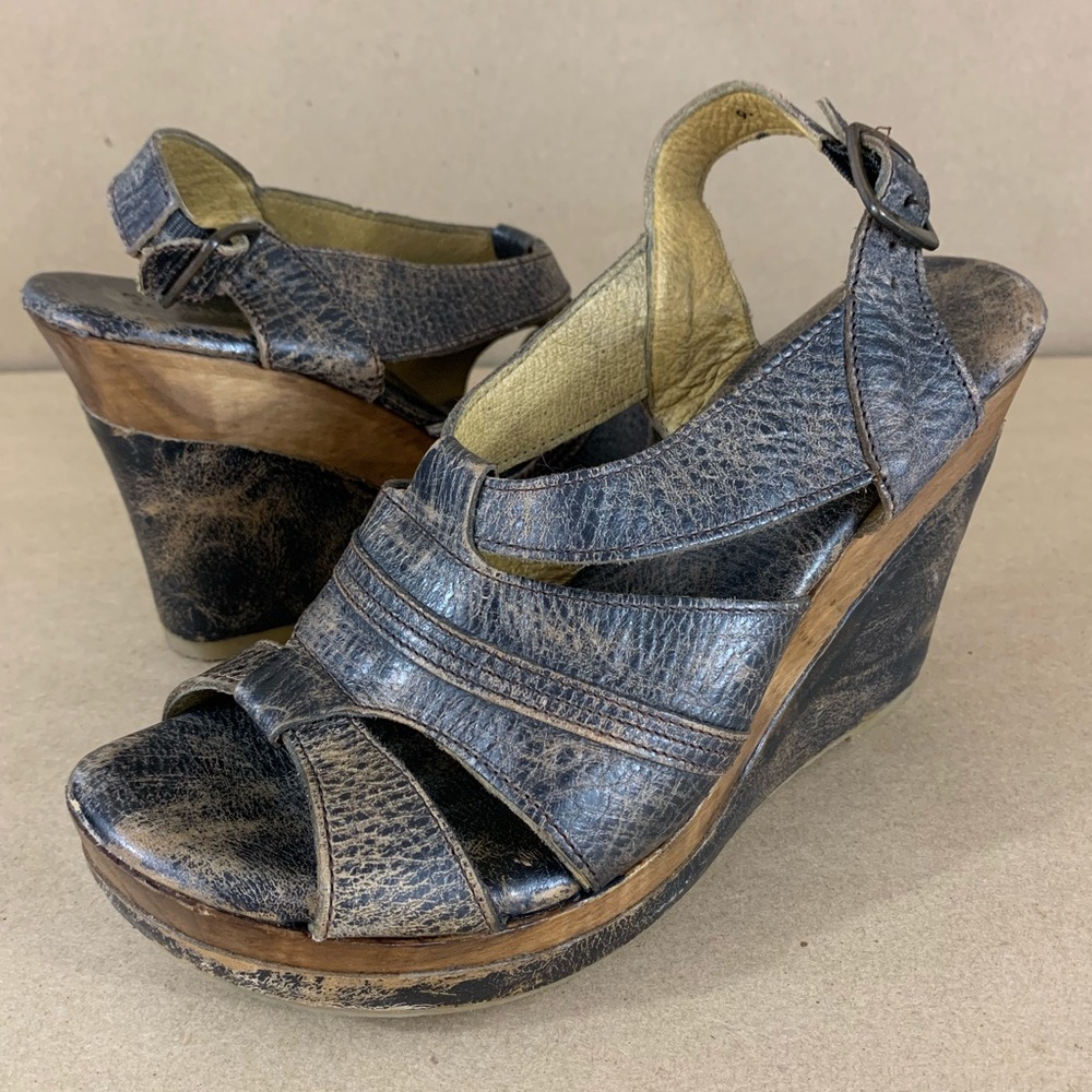 Bed Stu Gayle cobbler series wedge sandal
